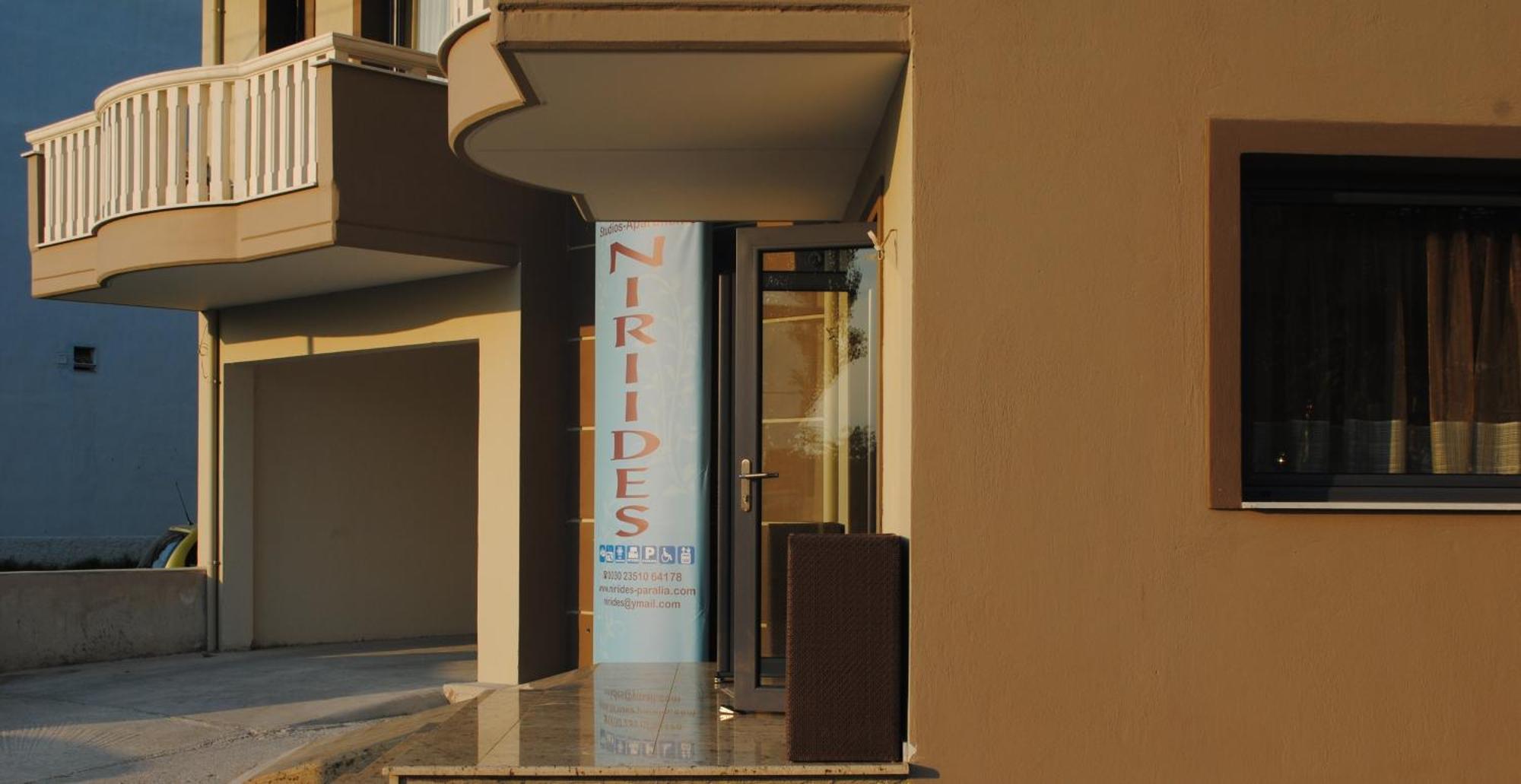 Niriides Studios And Apartments Paralía Dış mekan fotoğraf